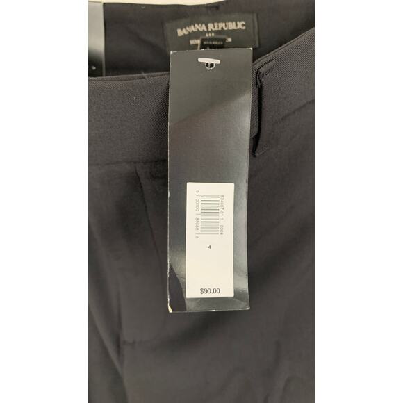 Banana Republic Sculpted Straight Pant Trouser Womens Size 4 Black New - Picture 8 of 9